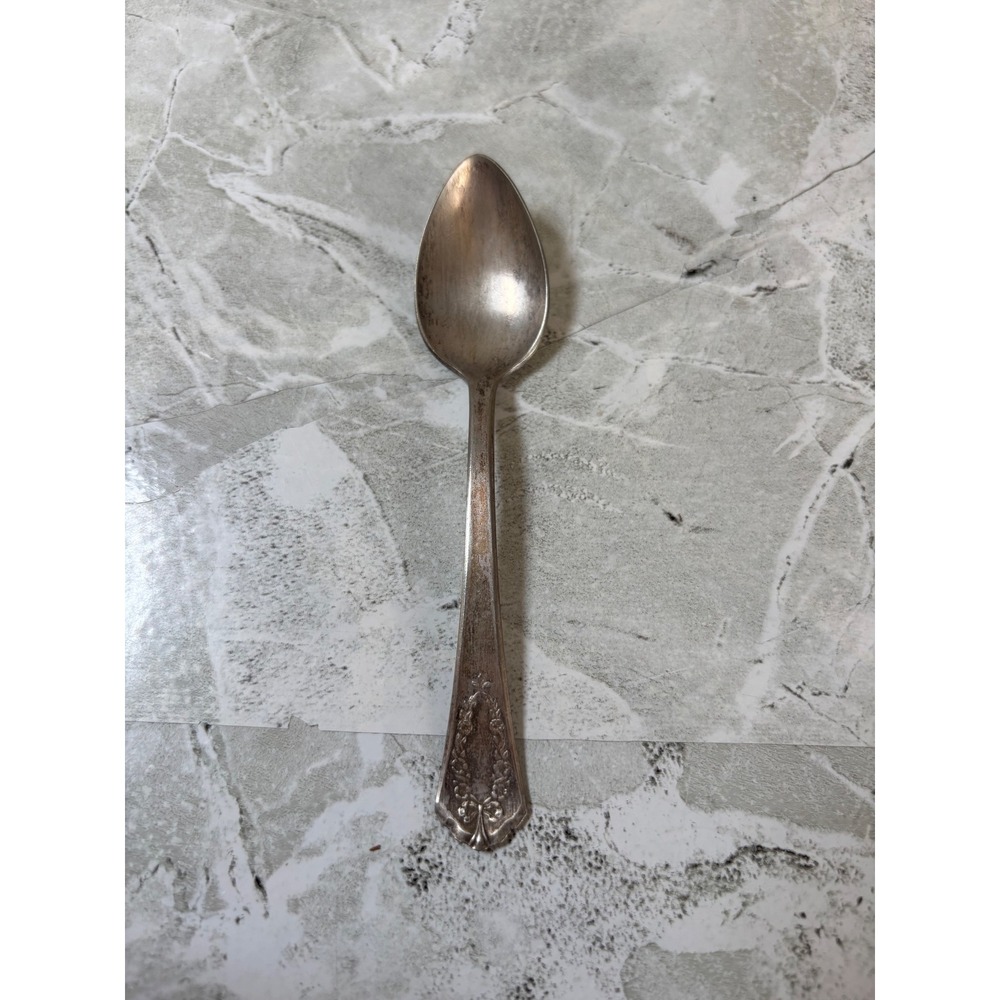 Vintage Hotel Bigelow‎ Ogden Utah Floral Dinner Spoon Tableware Collectible